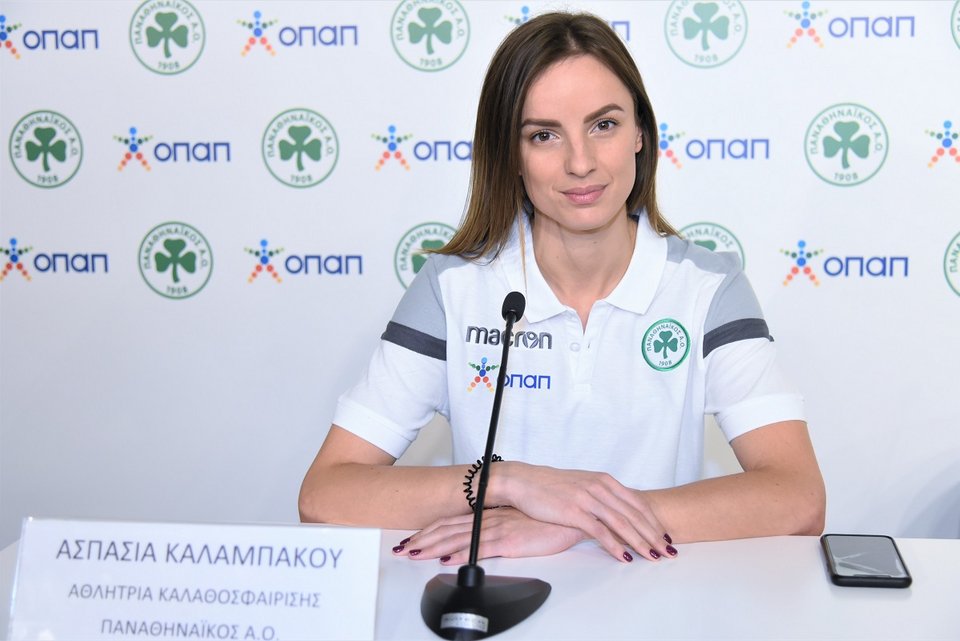 Ασπασία Καλαμπάκου, Αθλήτρια Καλαθοσφαίρισης Παναθηναϊκού Α.Ο.