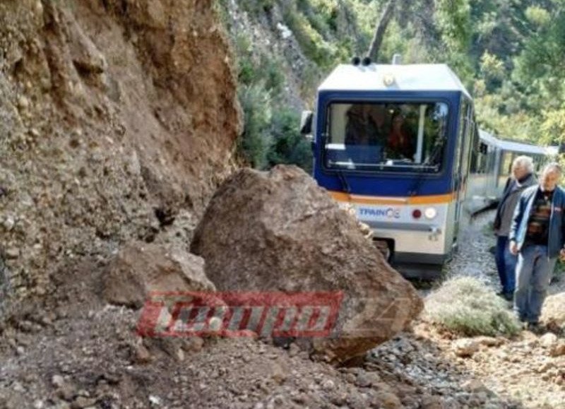Η καταστροφή στη διαδρομή του Οδοντωτού μετά την κατολίσθηση