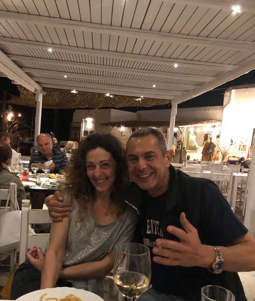 O Πάνος Καμμένος με τη σύζυγο του Παύλου Πολάκη