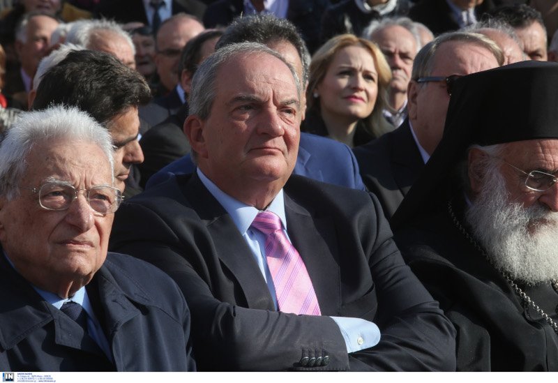Κώστας Καραμανλής και Πέτρος Μολιβιάτης στην εκδήλωση