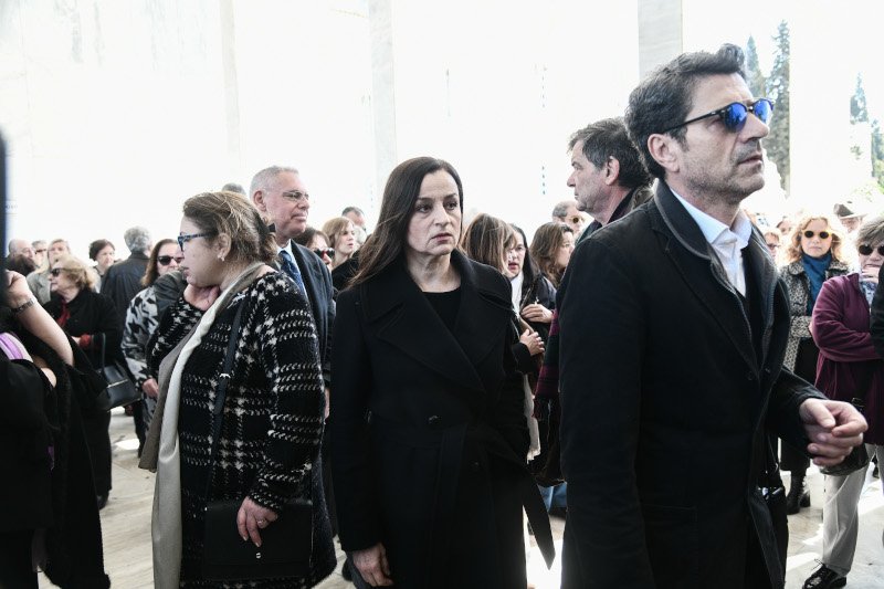 H Kαρυοφυλλιά Καραμπέτη και ο Κώστας Φαλελάκης / Εurokinissi Μιχάλης Καραγιάννης