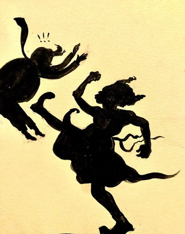 To σχέδιο της Kara Walker για τον Τραμπ που ανέβασε στις 8 Νοεμβρίου