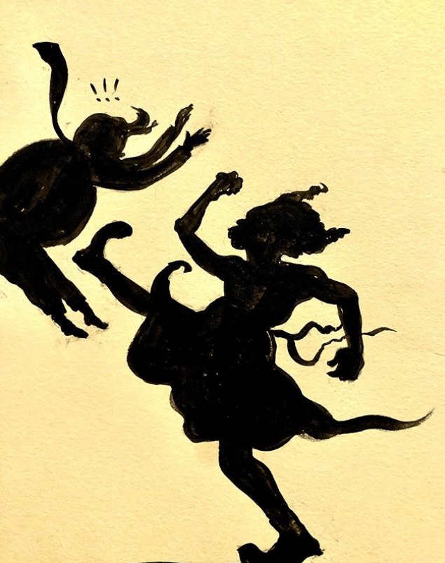 To σχέδιο της Kara Walker για τον Τραμπ που ανέβασε στις 8 Νοεμβρίου