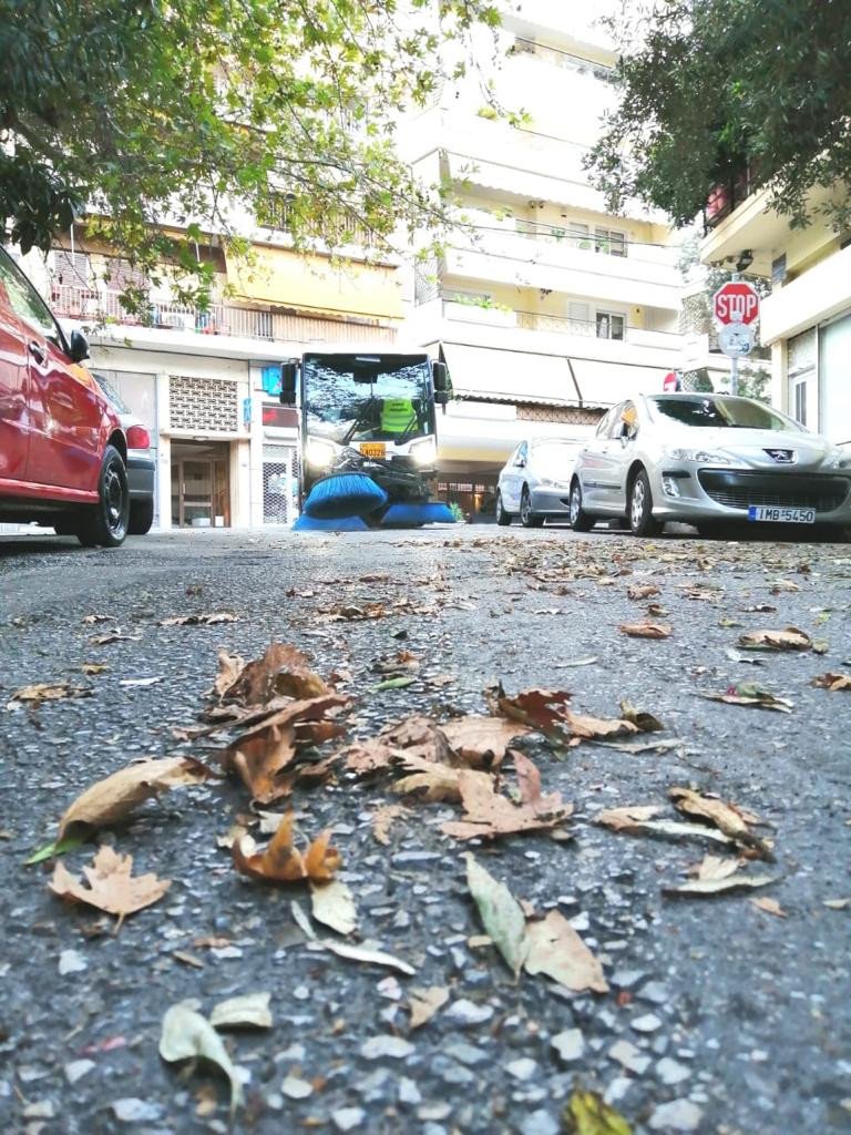 καθαρισμός δρόμου