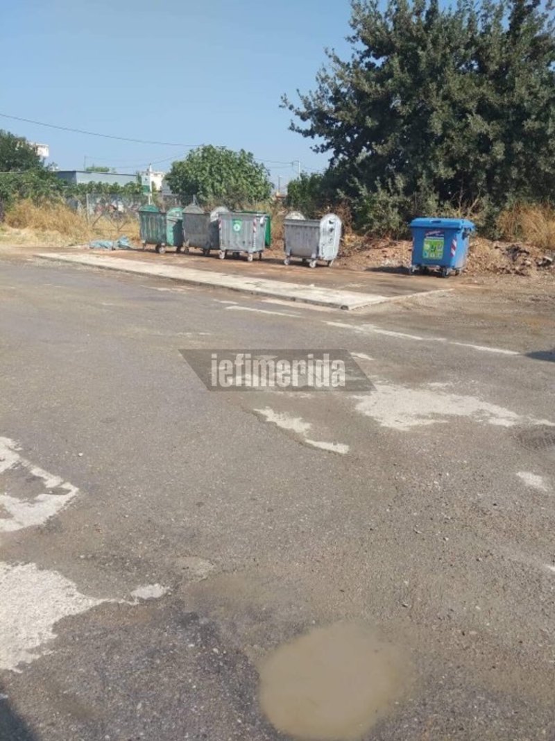 Η περιοχή έπειτα από τον καθαρισμό του συνεργείου από τον δήμο