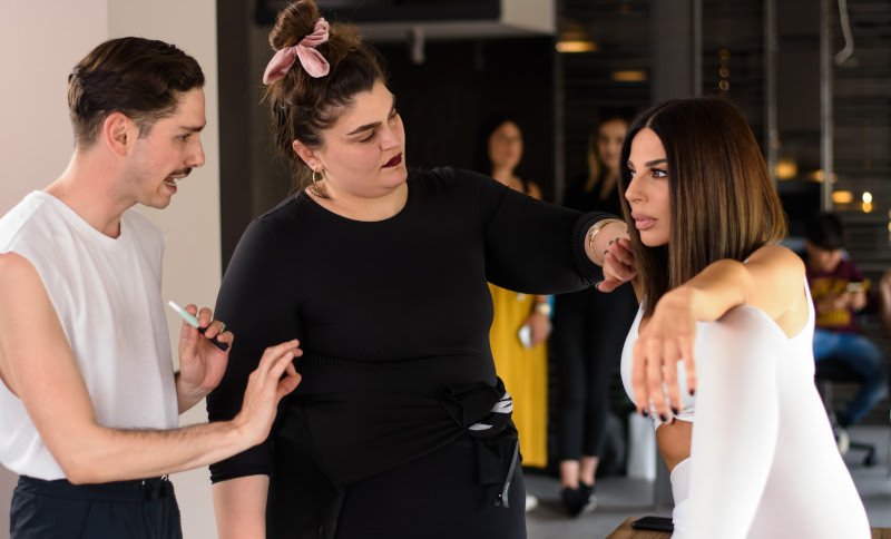 Η Κέλλυ Κελεκίδου στα backstage του νέου της video clip