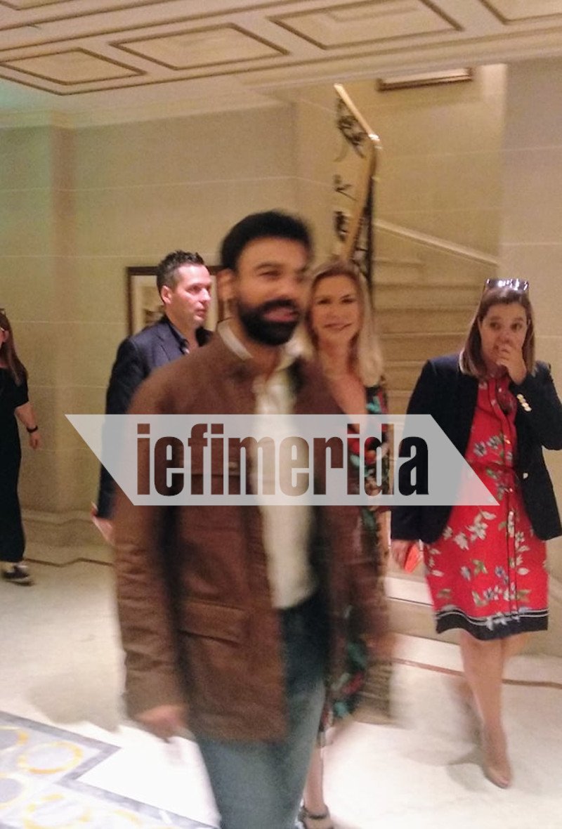 Η Κέλι Λανγκ με τον Ανδρέα Γεωργίου