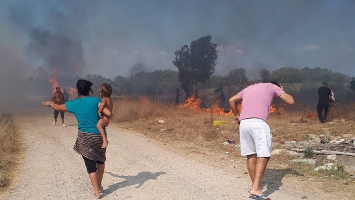 Μεγάλη φωτιά στην Κέρκυρα /