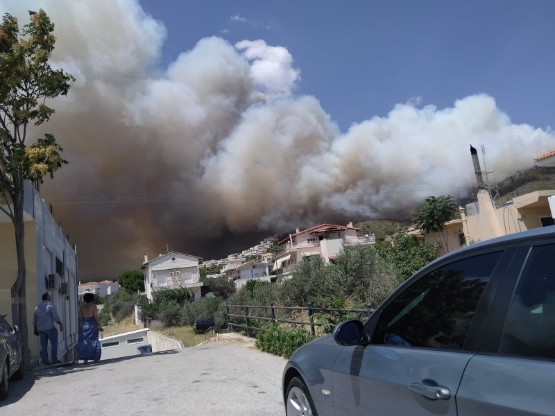 Φωτιά στις Κεχριές