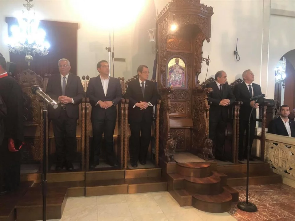 Ο Αλέξης Τσίπρας δίπλα στον Νίκο Αναστασιάδη