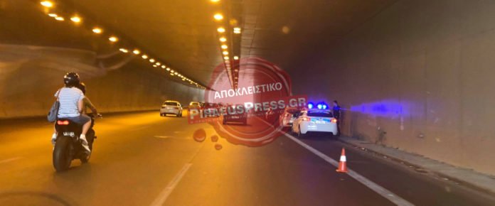 Κηφισός τροχαίο σε σήραγγα