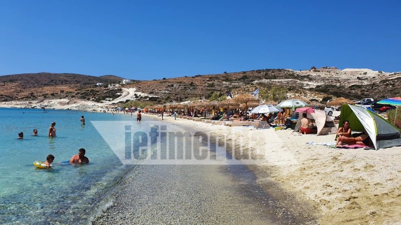 Παραλία στην Κίμωλο