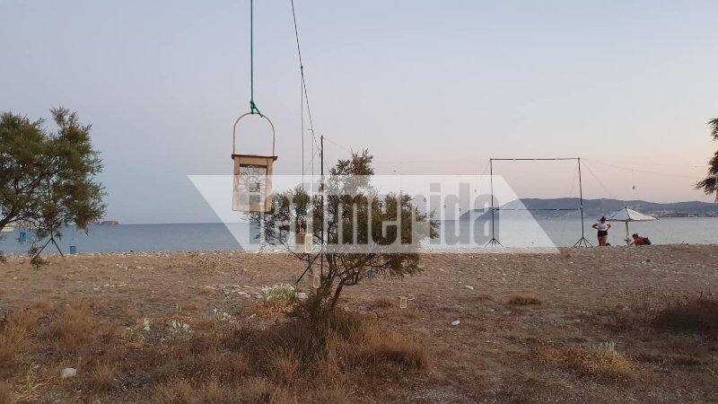 Ετοιμασίες για το υπαίθριο σινεμά στην Κίμωλο
