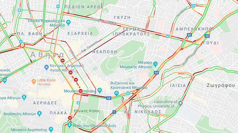 Κίνηση στους δρόμους