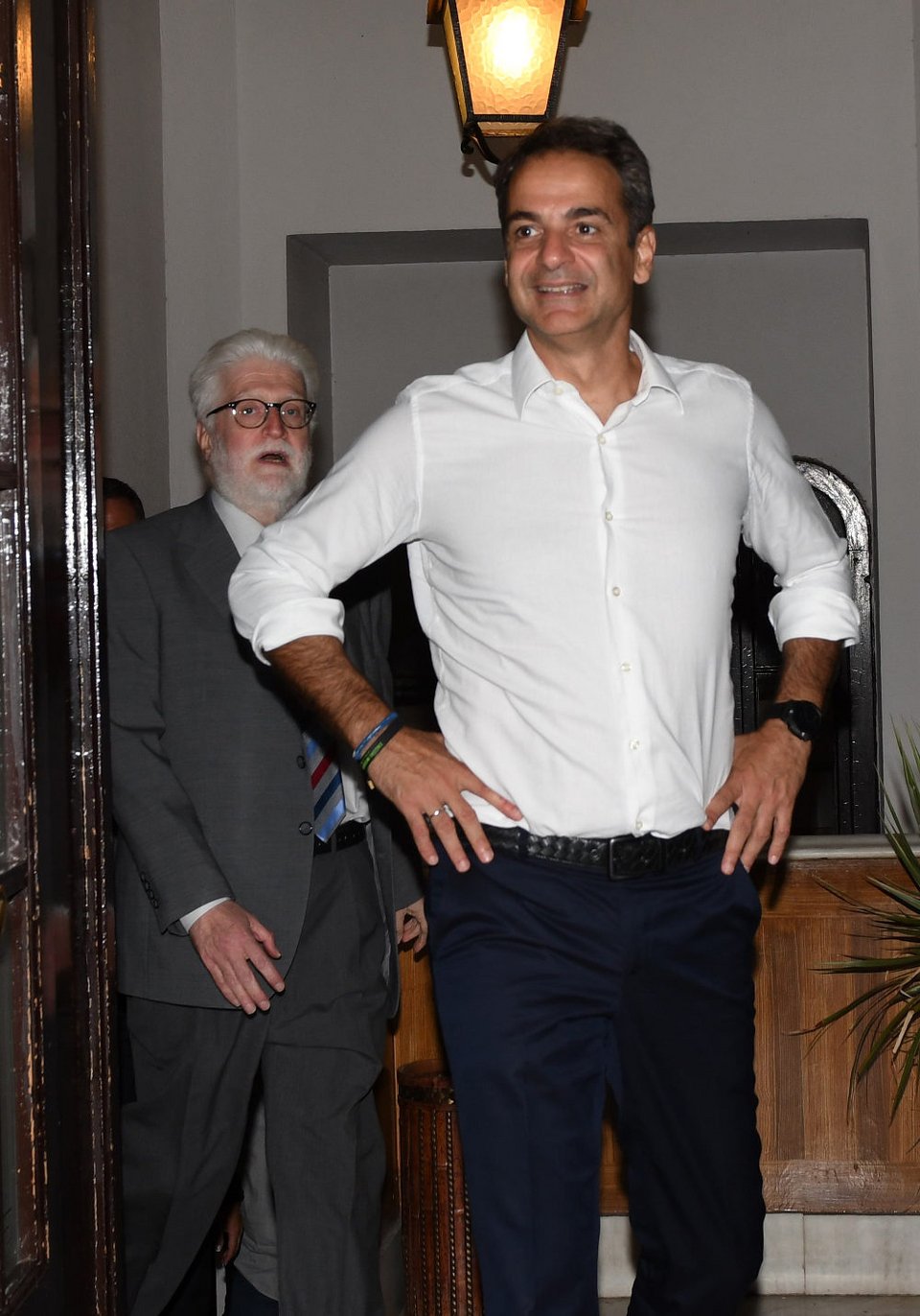Ο πρωθυπουργός Κυριάκος Μητσοτάκης στα Ιωάννινα συνάντησε τον νέο Δήμαρχο της πόλης Μωυσή Ελισάφ
