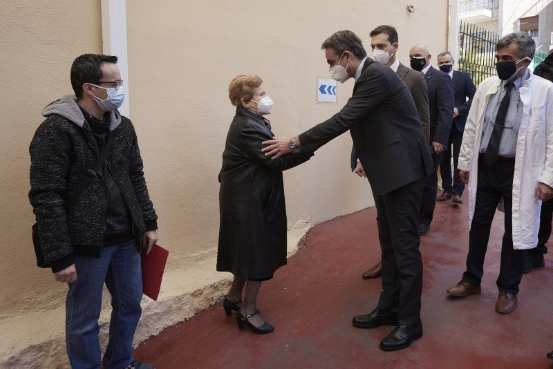 Κυριάκος Μητσοτάκης Κέντρο Υγείας Πατησίων