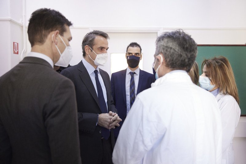 Κυριάκος Μητσοτάκης Κέντρο Υγείας Πατησίων