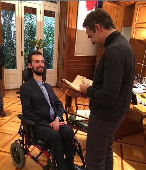 Ο Κυριάκος Μητσοτάκης με τον Στέλιο Κυμπουρόπουλο/Φωτογραφία: Instagram/kyriakos_