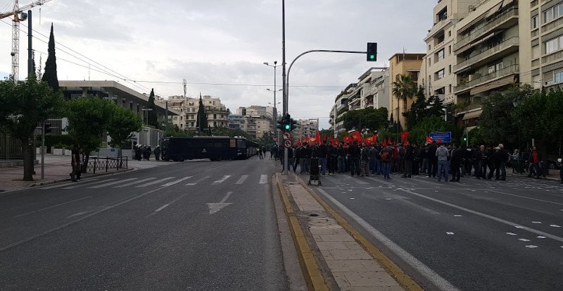 Διαμαρτυρία της ΚΝΕ