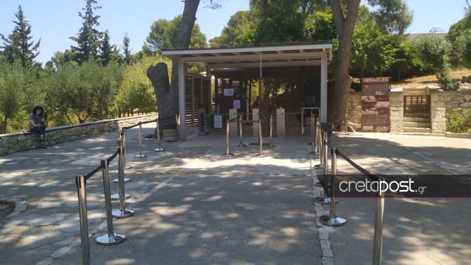 Κρήτη: Άδεια η Κνωσός από τουρίστες –Πρωτόγνωρες εικόνες