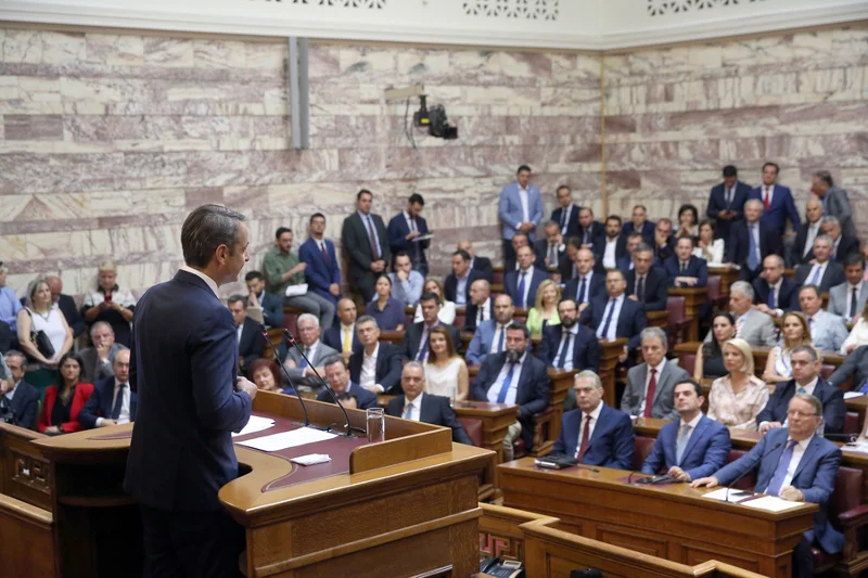 Ομιλία Μητσοτάκης στην ΚΟ της ΝΔ