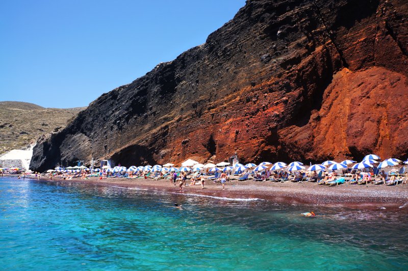 Κόκκινη παραλία, Σαντορίνη