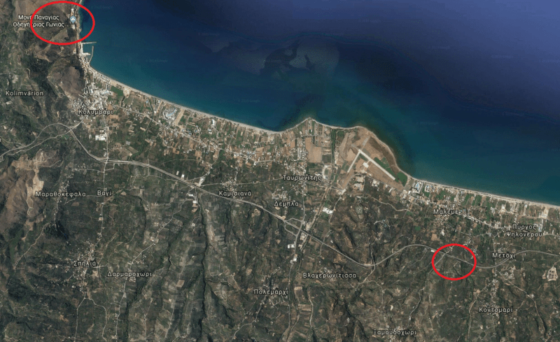 Αρκετά μεγάλη ήταν η απόσταση από το μέρος που έμενε ως το μέρος που βρέθηκε το πτώμα της