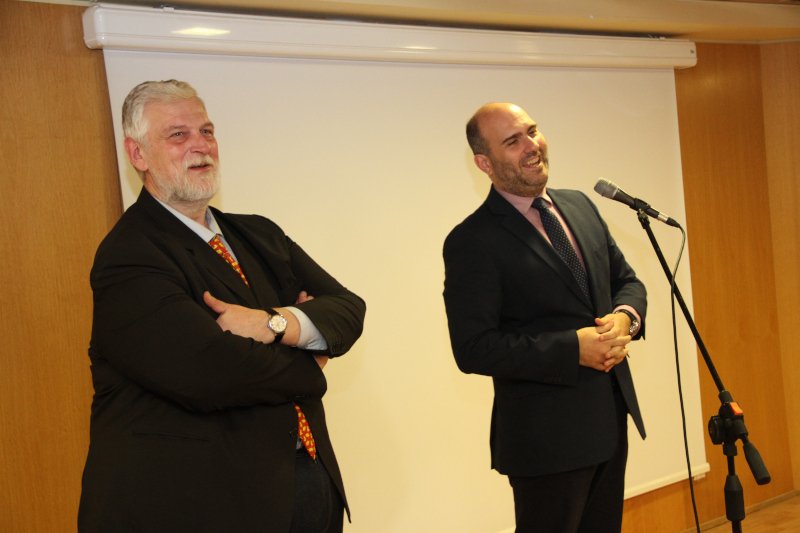 O Γιάννης Λοβέρδος με τον Δημήτρη Μαρκόπουλο