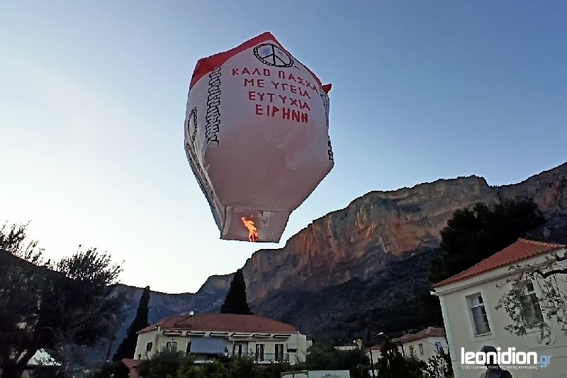 κορωνοϊός αερόστατο Λεωνίδιο