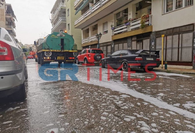 κορωνοϊός απολύμανση Θεσσαλονίκη