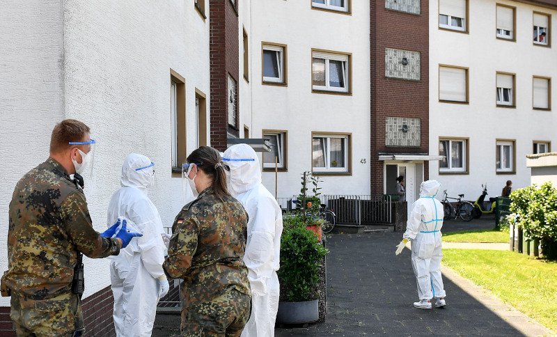 Σε τοπικό lockdown η πόλη Γκέτερσλοχ της βόρειας Ρηνανίας Βεστφαλίας στη Γερμανία
