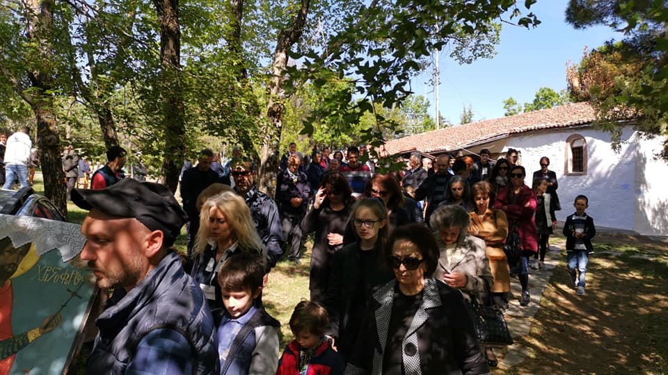 Πολύς ήταν ο κόσμος που συγκεντρώθηκε στη λιτανεία