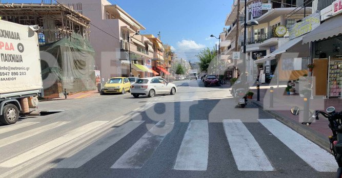 Το σημείο στο οποίο έγινε το τροχαίο