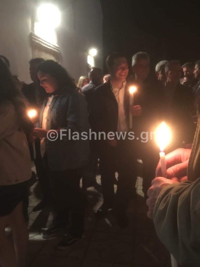 Αλέξης Τσίπρας στην Ανάσταση 