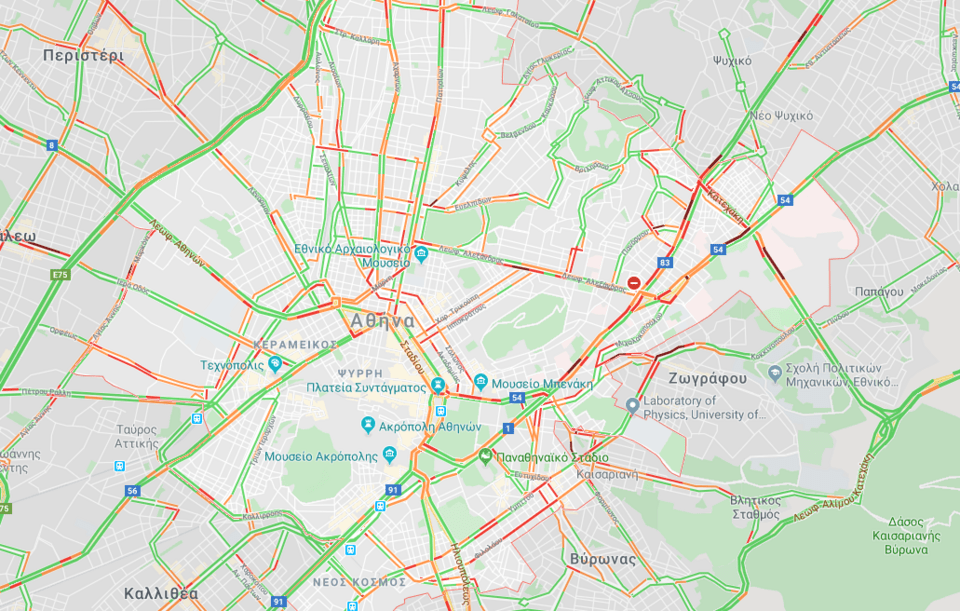 Χάρτης κίνησης