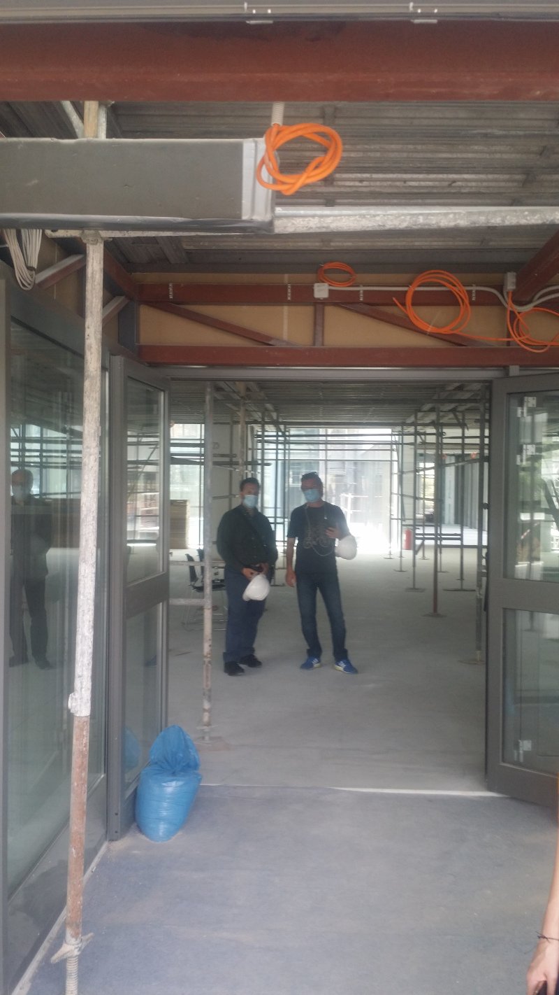 Κυριάκος Μητσοτάκης, εργοτάξιο Εθνικής Πινακοθήκης