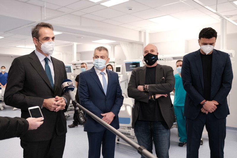 Κυριάκος Μητστάκης στις ΜΕΘ του ΚΑΤ