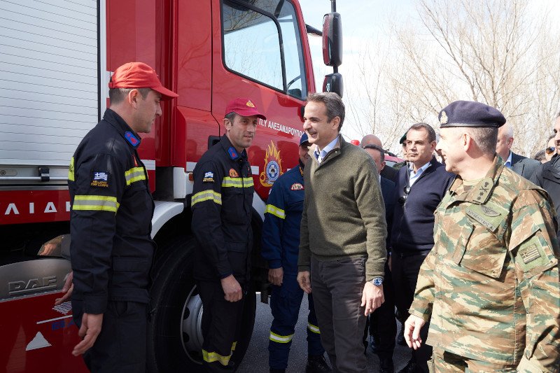 Κυριάκος Μητσοτάκης έβρος