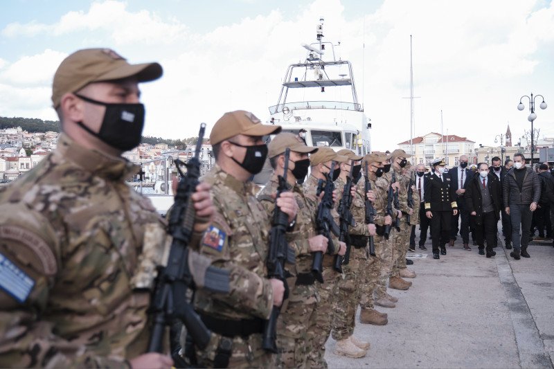 Κυριάκος Μητσοτάκης ένοπλες δυνάμεις Λέσβος