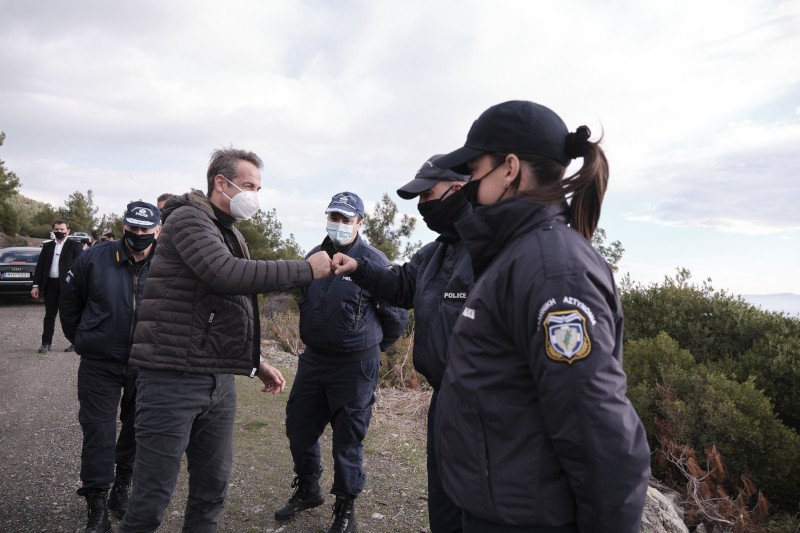 Κυριάκος Μητσοτάκης ένοπλες δυνάμεις Λέσβος