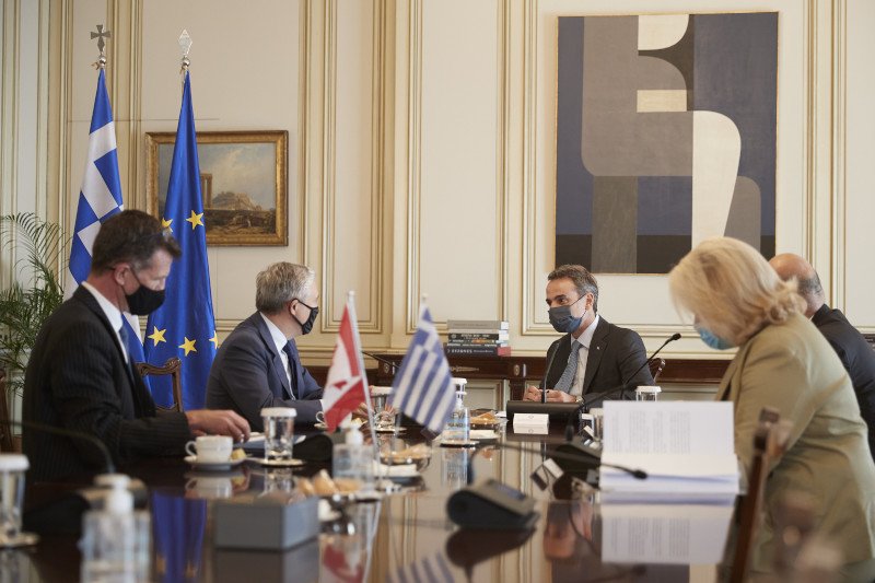 Κυριάκος Μητσοτάκης με Καναδό ΥΠΕΞ