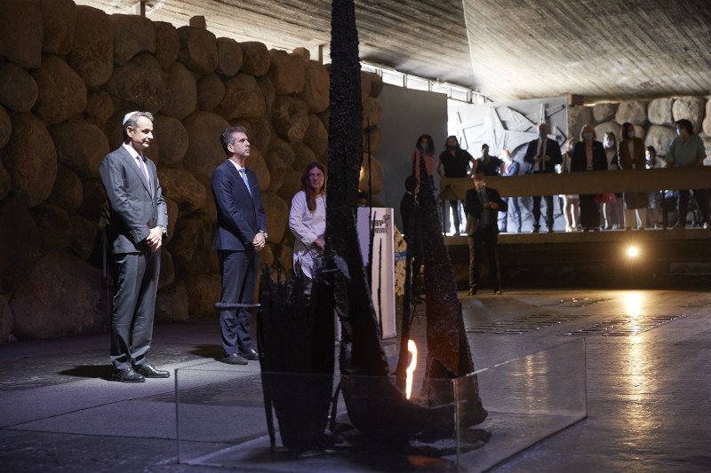 Κυριάκος Μητσοτάκης Μνημείο Ολοκαυτώματος
