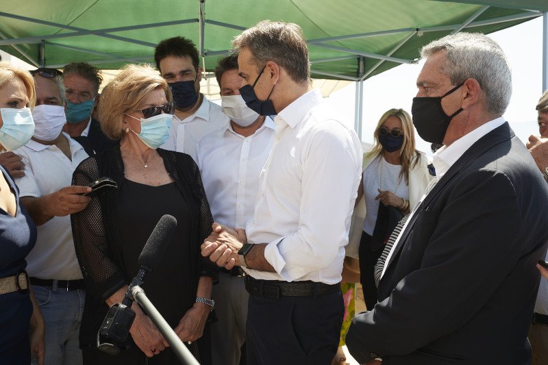 Κυριάκος Μητσοτάκης στη Χάλκη