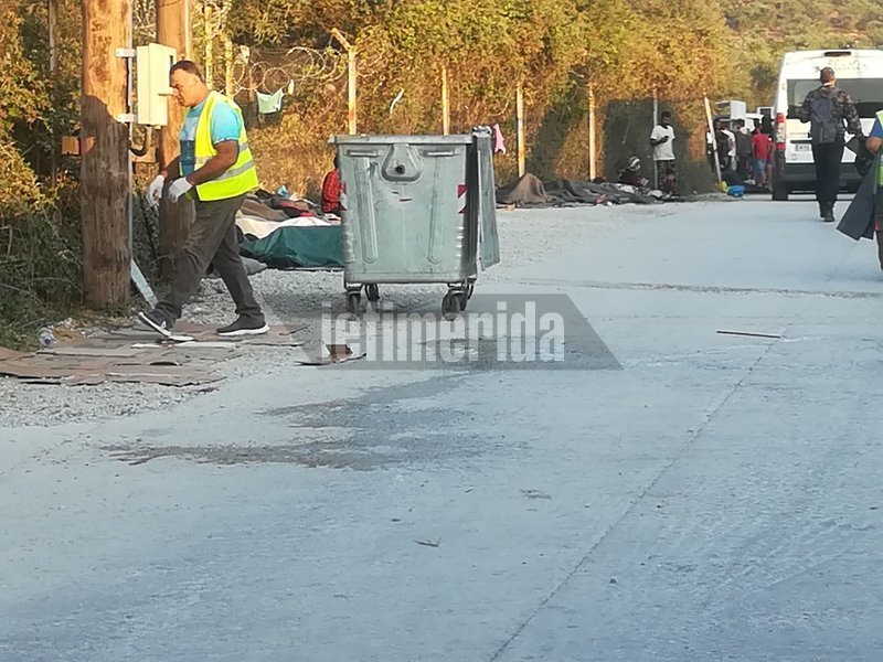 Δρόμος στη Μόρια