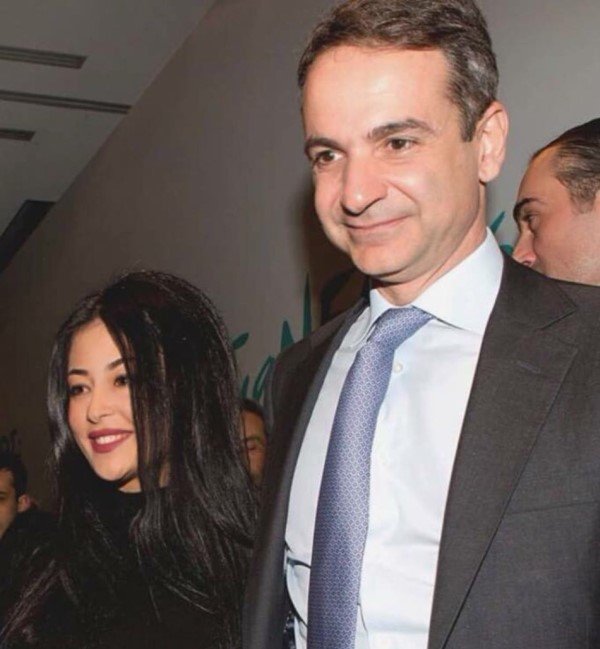 Η Αφροδίτη Λατινοπούλου με τον πρόεδρο της ΝΔ Κυριάκο Μητσοτάκη