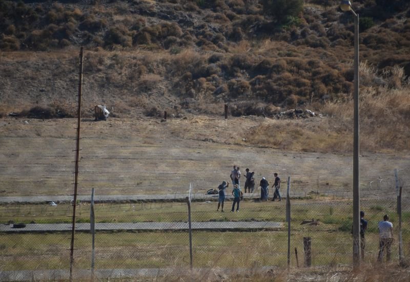 Ο χώρος που έχει επιλεχθεί για τη δημιουργία πρόχειρου καταυλισμού ώστε να μεταφερθούν οι άστεγοι μετανάστες