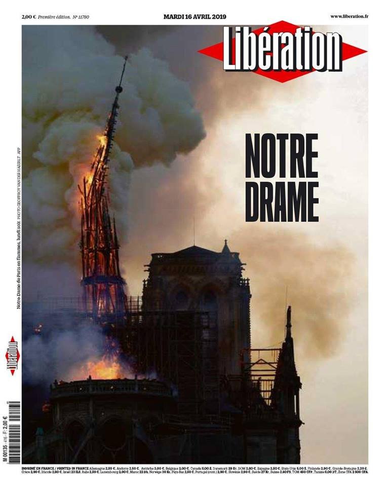 Το πρωτοσέλιδο της LIberation