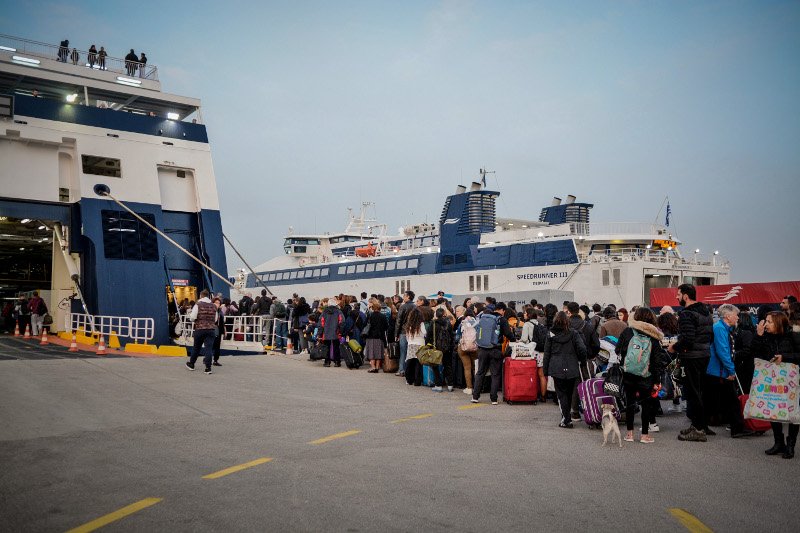 Από την Μεγάλη Πέμπτη ήταν αυξημένη η κίνηση στα λιμάνια