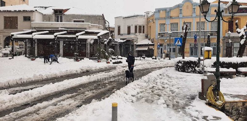 Χιόνια στη Λήμνο