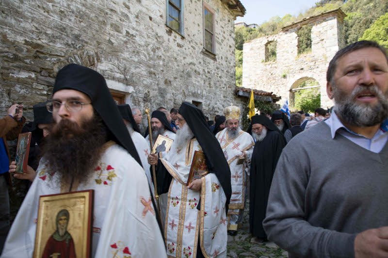 Λιτανεία της Εικόνας «Αξιον Εστί» στις Καρυές του Αγιου Όρους